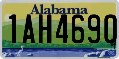 AL license plate 1AH4690