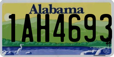 AL license plate 1AH4693