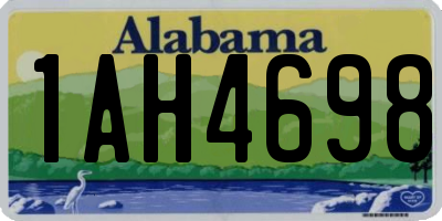 AL license plate 1AH4698