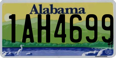 AL license plate 1AH4699
