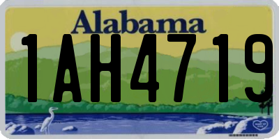 AL license plate 1AH4719