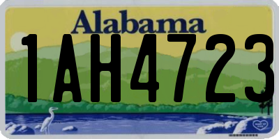 AL license plate 1AH4723