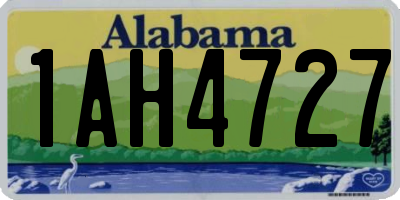 AL license plate 1AH4727