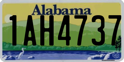 AL license plate 1AH4737
