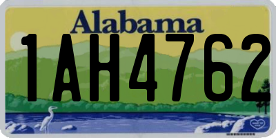 AL license plate 1AH4762