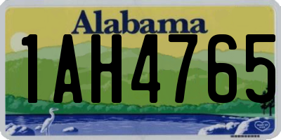AL license plate 1AH4765