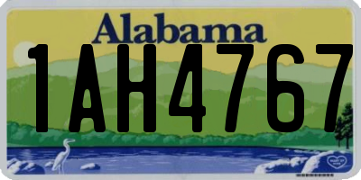 AL license plate 1AH4767