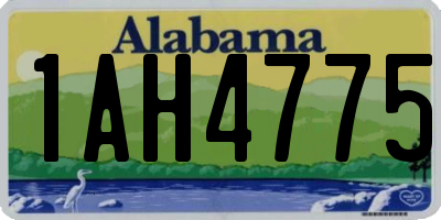 AL license plate 1AH4775