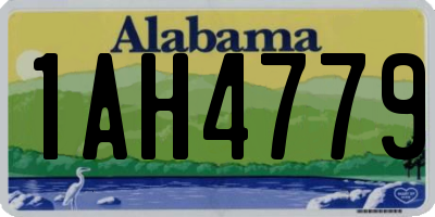 AL license plate 1AH4779