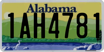 AL license plate 1AH4781