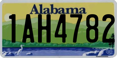 AL license plate 1AH4782