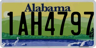 AL license plate 1AH4797