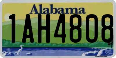 AL license plate 1AH4808