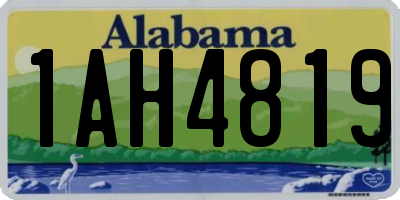 AL license plate 1AH4819