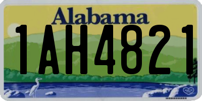 AL license plate 1AH4821