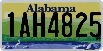 AL license plate 1AH4825