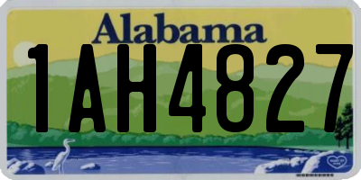 AL license plate 1AH4827