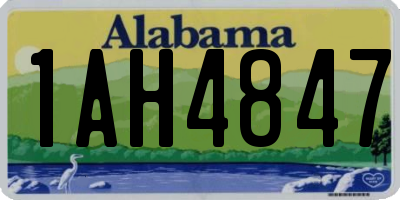 AL license plate 1AH4847