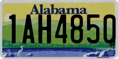 AL license plate 1AH4850