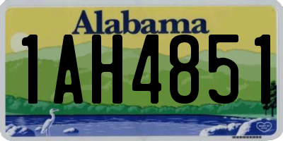 AL license plate 1AH4851