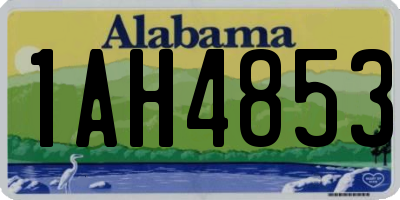 AL license plate 1AH4853