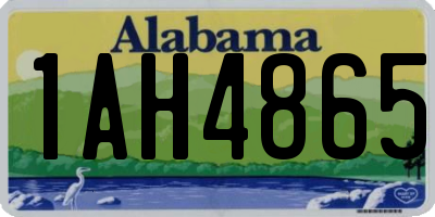 AL license plate 1AH4865