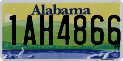 AL license plate 1AH4866
