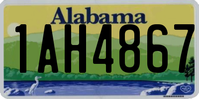 AL license plate 1AH4867