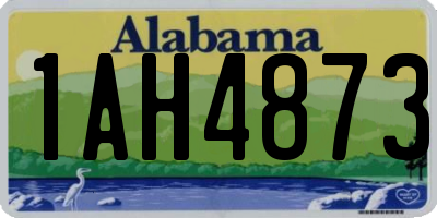 AL license plate 1AH4873