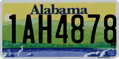 AL license plate 1AH4878