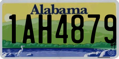 AL license plate 1AH4879