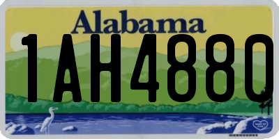 AL license plate 1AH4880