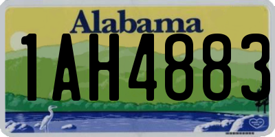AL license plate 1AH4883