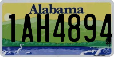 AL license plate 1AH4894