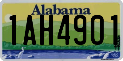 AL license plate 1AH4901