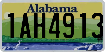 AL license plate 1AH4913