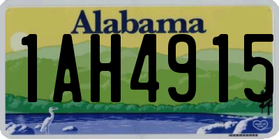 AL license plate 1AH4915