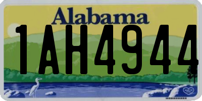 AL license plate 1AH4944