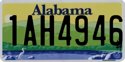 AL license plate 1AH4946
