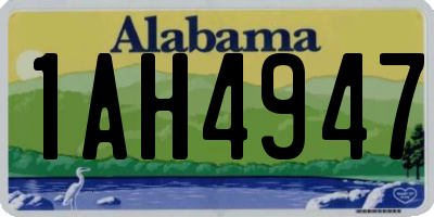 AL license plate 1AH4947