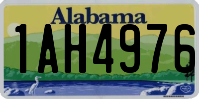 AL license plate 1AH4976