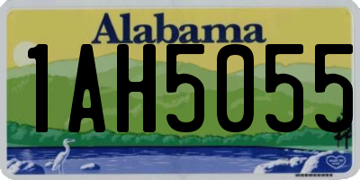 AL license plate 1AH5055