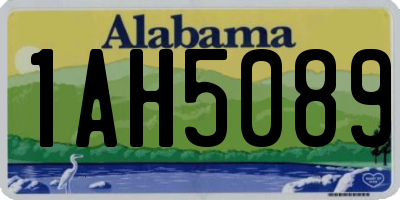 AL license plate 1AH5089
