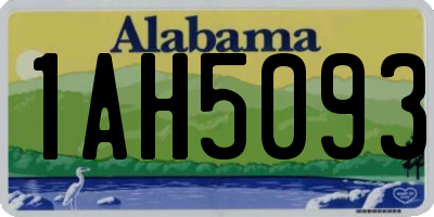 AL license plate 1AH5093