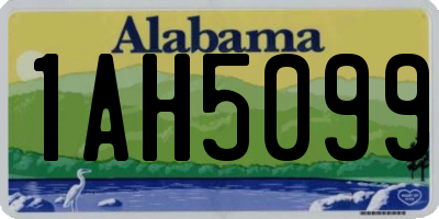 AL license plate 1AH5099