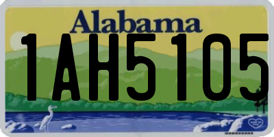 AL license plate 1AH5105