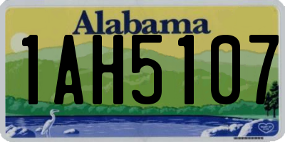 AL license plate 1AH5107