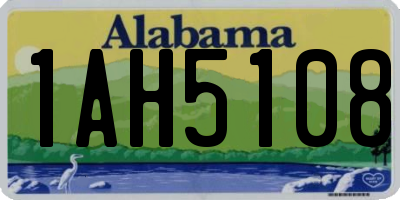 AL license plate 1AH5108