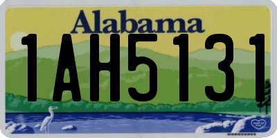 AL license plate 1AH5131