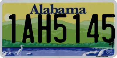 AL license plate 1AH5145